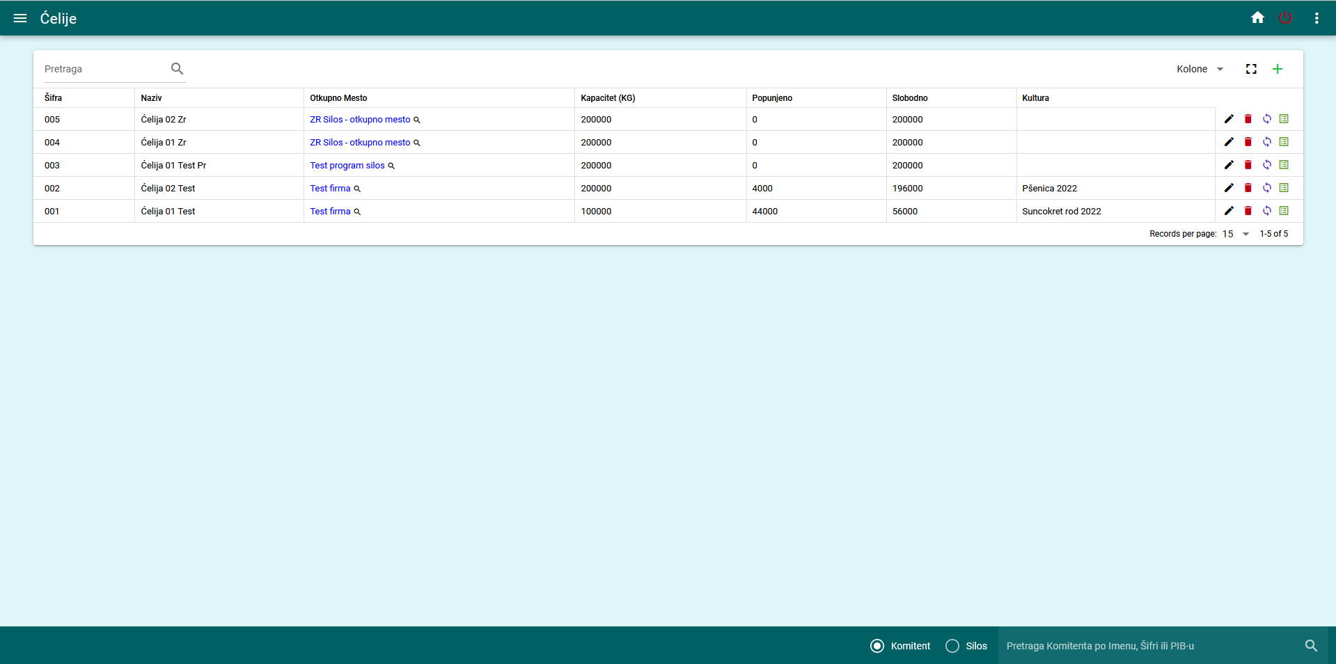 Agro Cloud Solution, Sofver za silose, sofver za vage, program za silose, program za vage