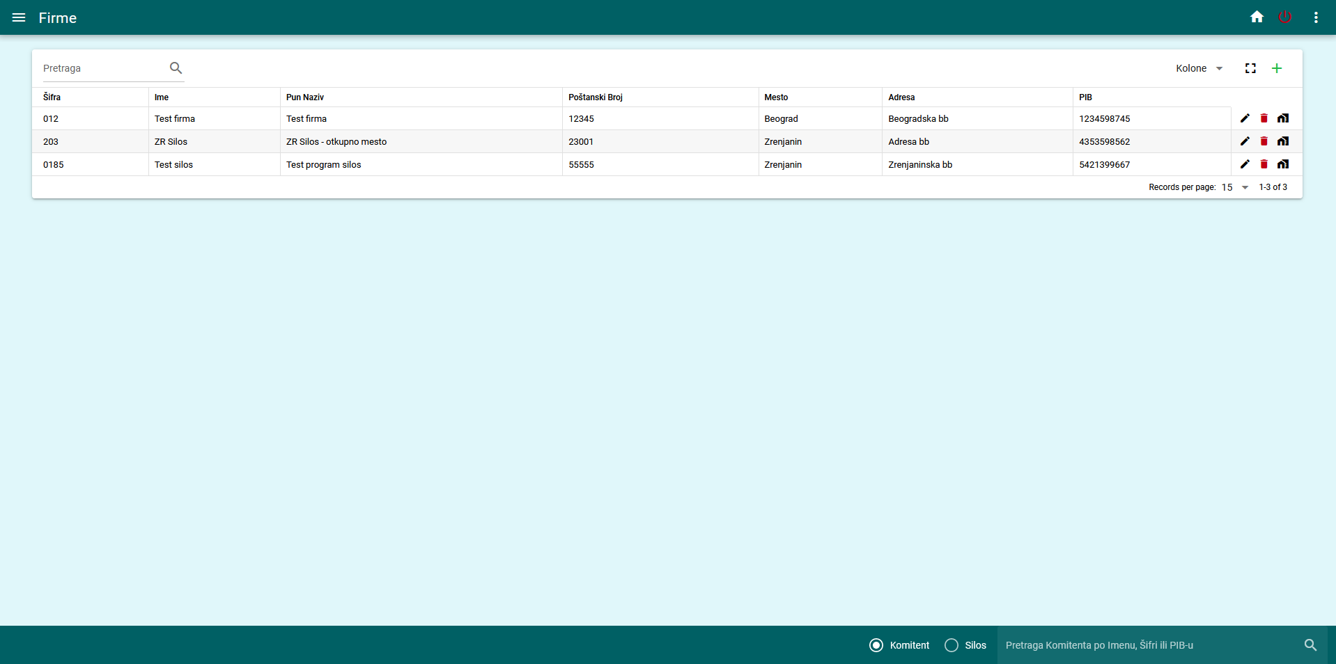 Agro Cloud Solution, Sofver za silose, sofver za vage, program za silose, program za vage