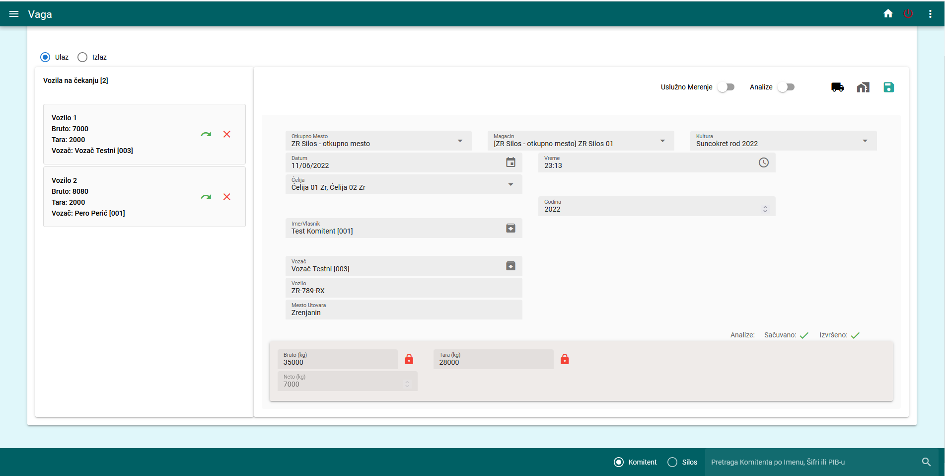 Agro Cloud Solution, Sofver za silose, sofver za vage, program za silose, program za vage