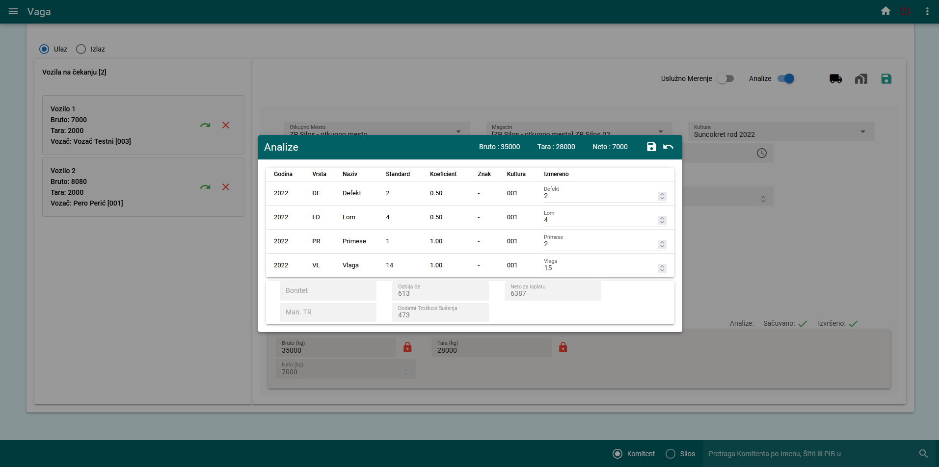 Agro Cloud Solution, Sofver za silose, sofver za vage, program za silose, program za vage